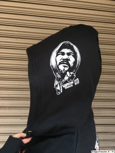 勝新太郎「RAW」ZIPパーカ2019(百叩きブラック)4