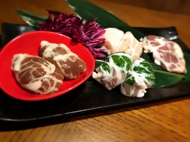 網脂焼き4種盛り