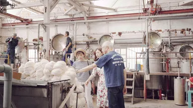 デニム工場見学