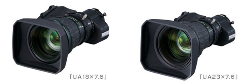 4Ｋ対応放送用レンズ「UAシリーズ」のラインアップをさらに拡充　
コンパクト設計で高い機動力を発揮するポータブルタイプ
「FUJINON UA18×7.6BERD」「FUJINON UA23×7.6BERD」新発売