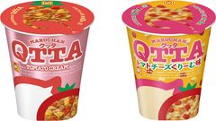 ご好評いただいたフレーバーがMARUCHAN　QTTAに再登場！MARUCHAN　QTTA(クッタ)　TOMATO　CREAMラーメン　同　トマトチーズくりーむ味　2019年9月9日(月)　新発売