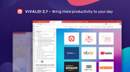 無料ウェブブラウザー「Vivaldi」新バージョン 2.7をリリース