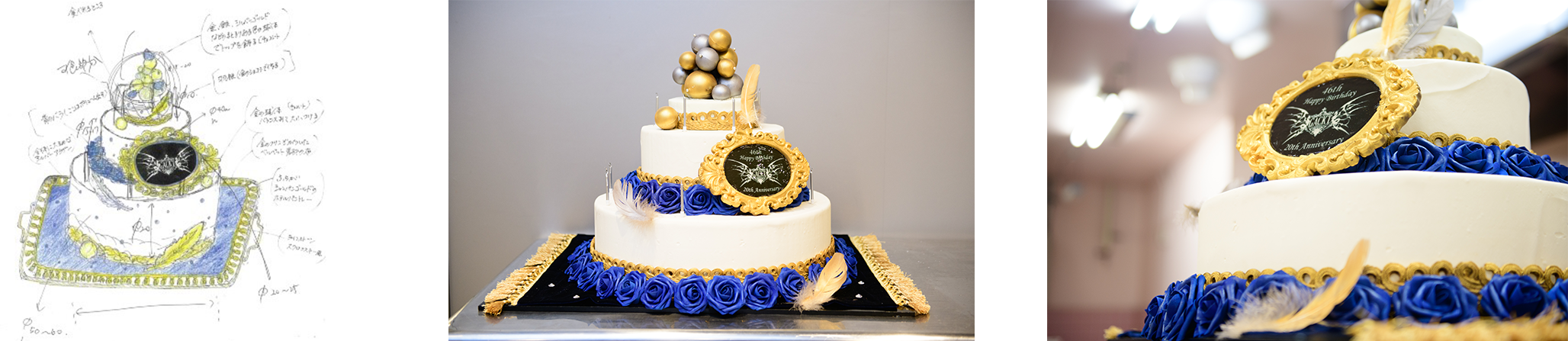 Gacktのバースデーケーキを学生が製作ソロデビュー周年 46歳バースデーライブにて提供 インディー