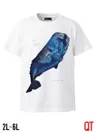 QT(キューティ)鯨の遊泳Ｕネック半袖Tシャツ カットソー 各種3,695円～