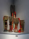 タイ族伝統楽器の「象脚鼓(シャンジャオグー)」