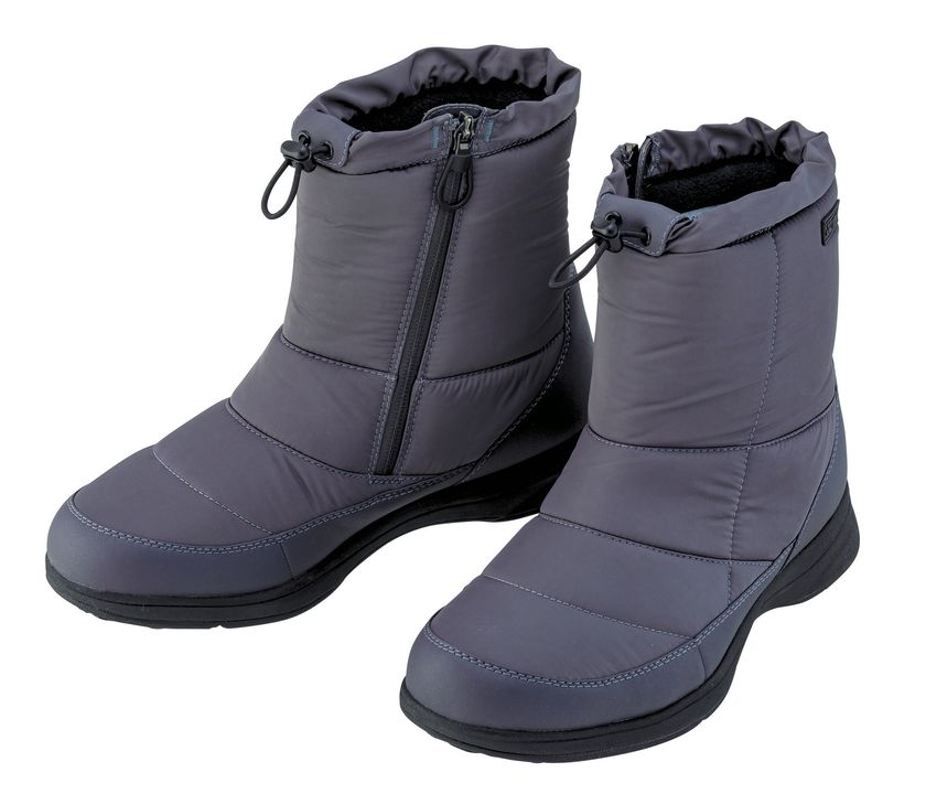 12mの高さから落とした生卵が割れずに6m以上跳ね返る
「パワークッションプラス」搭載
アイスキャッチソールがしっかりグリップ
凍結した路面でも滑りにくい男女兼用ブーツ
「パワークッション110」2019年10月中旬より発売