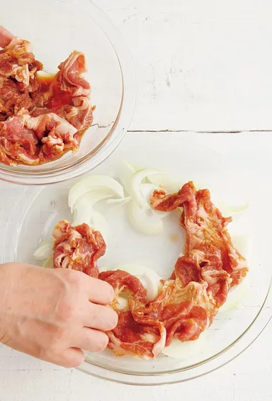 豚肉のしょうが焼き 2