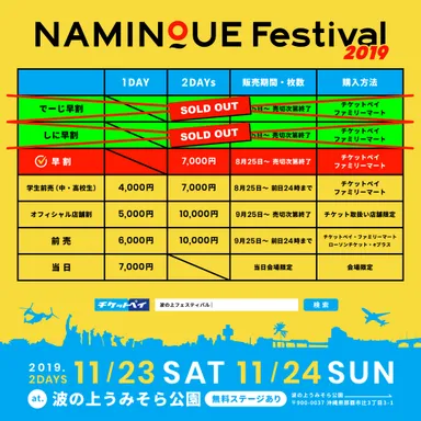 チケット発売情報