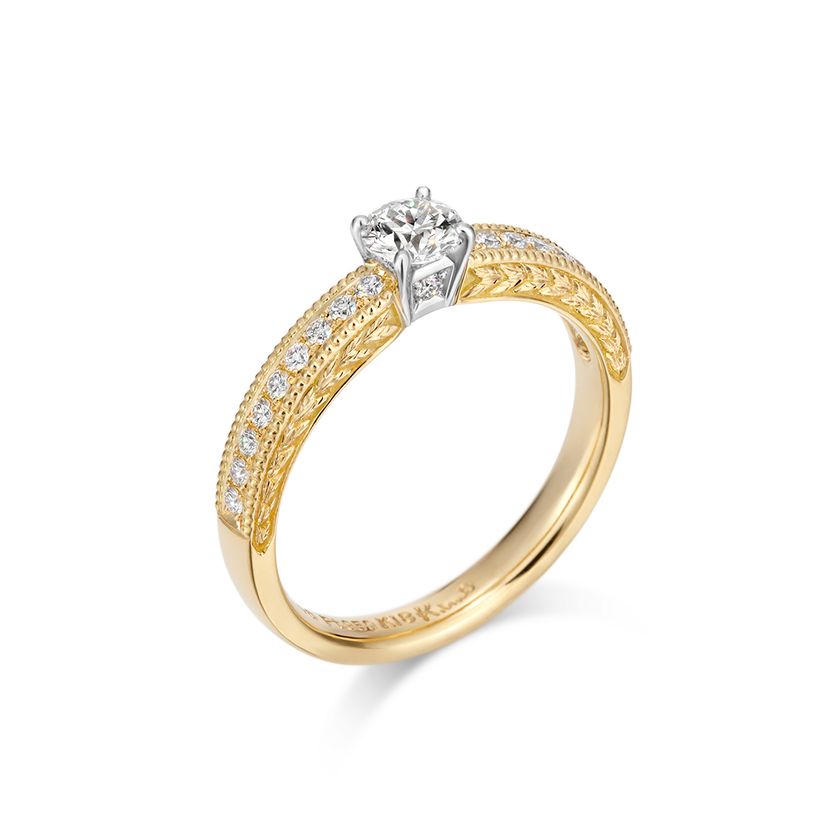 新作の婚約指輪・結婚指輪 9月1日 新発売。月桂樹をモチーフ「Alloro “classico”」(アッローロ 「クラシコ」)