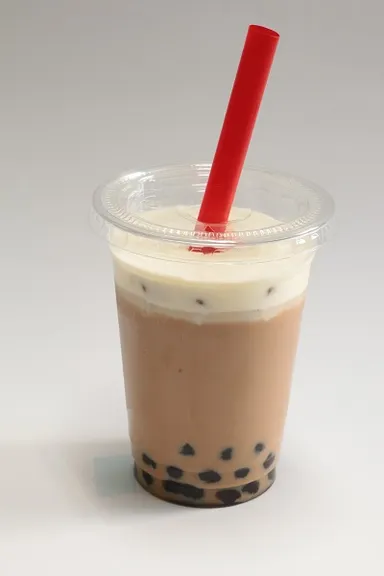 タピオカ入りチーズティー