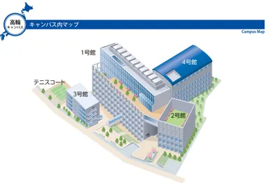キャンパス内マップ