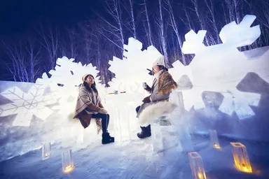 【トマム】氷のクリスタルパーク 女性