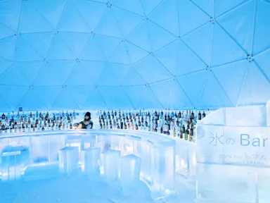 【トマム】氷のBar 内観