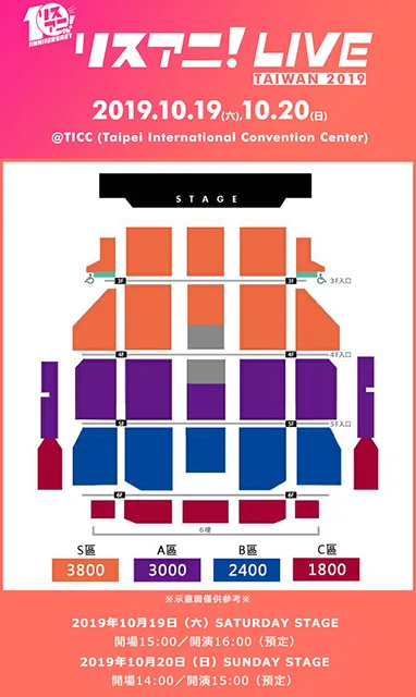 リスアニ！LIVE台湾2019