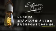 8月28日から「Makuake」で先行発売した「エジソンバルブLEDスマート」