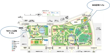 新宿中央公園 全体図