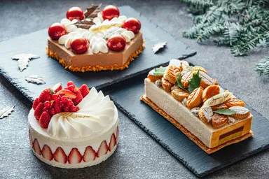 【軽井沢ホテルブレストンコート】クリスマスケーキ_2019年3種