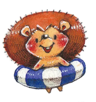 コミックトレイル マスコットキャラクターのハリ丸