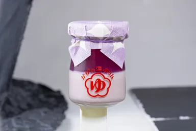 ぶどうが丸ごと入った果肉感あるぶどうぷりん