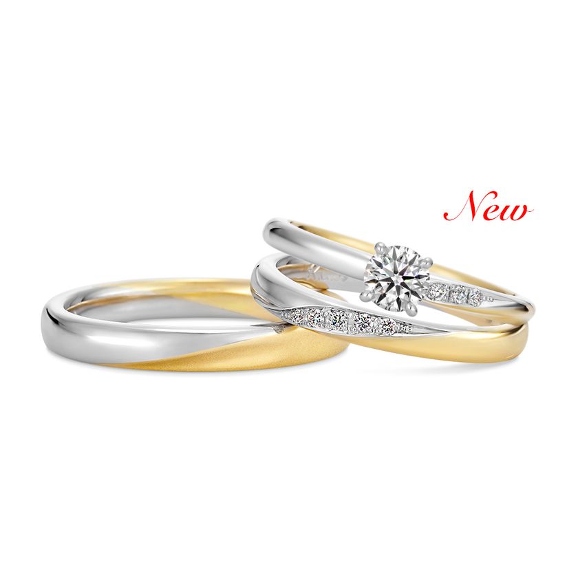 人気の婚約指輪・結婚指輪3デザインのセットリング 9月13日(金)発売