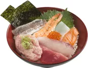 人気ネタ8種の海鮮丼