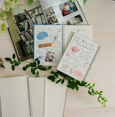 用紙とリングを選ぶ