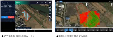 アプリ画面／解析画面