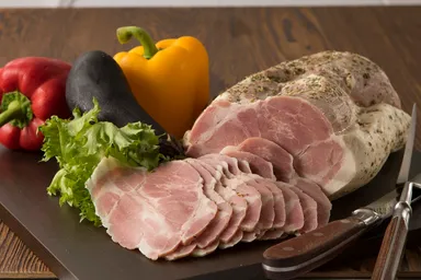 ポークグリルじゃばらジャム添え