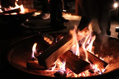 【星野エリア】焚き火とマシュマロ