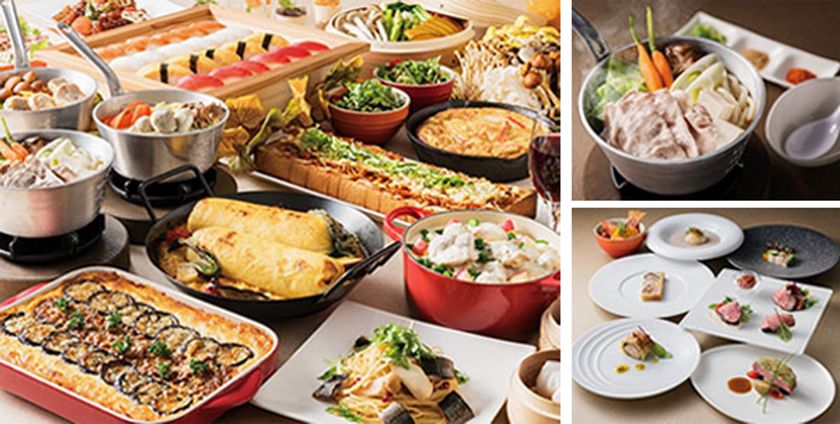 秋の味覚や3種類のNABE料理を満喫！
ディナーは8種類のテーブルオーダー制メニューも！
「オータムビュッフェ」開催
2019年9月3日（火）より レストラン「ブールヴァール」にて