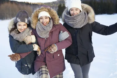 【トマム】雪ガールグッズ 着用イメージ