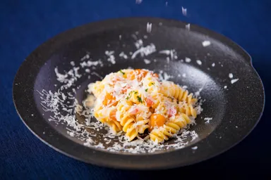 【トマム】雪ディナー 雪降るパスタ