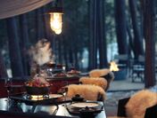 【星のや富士】冬の狩猟肉ディナー_フォレストキッチン1