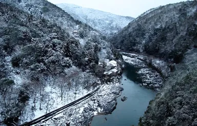 【星のや京都】冬の奥嵐山