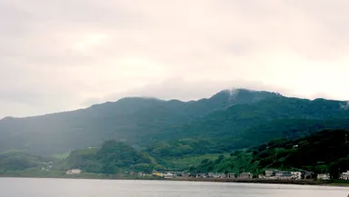 輪島市街地を見下ろす高洲山
