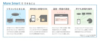 More Smart で出来ること