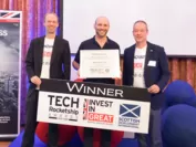 UK Tech Rocketships： Future of Financial Services Awardの授与式にて