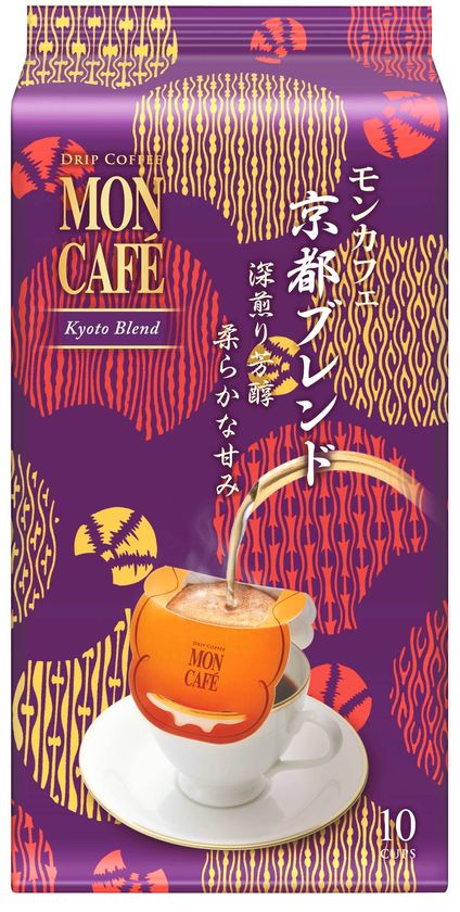 深煎り芳醇　柔らかな甘み
「＜モンカフェ＞京都ブレンド」新登場！