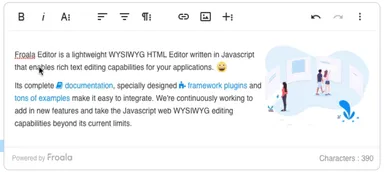 Froala WYSIWYG HTML Editor