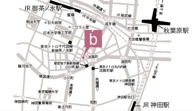 ザ・ビー お茶の水【位置図】