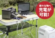 多くの製品を充電中