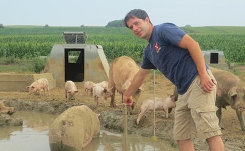 有機野菜の　「ビオ・マルシェの宅配」、
オーガニックポーク生産者・Jude Becker氏と
消費者交流イベントを開催