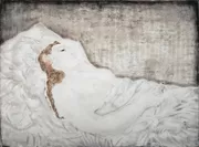 横たわる裸婦(ユキ) 1924年作