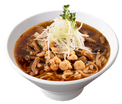海老ときのこの台湾湯麺