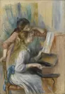 オーギュスト・ルノワール《ピアノを弾く少女たち》1892年頃、油彩・カンヴァス、116×81cm　Photo (C) RMN-Grand Palais (musee de l'Orangerie) / Franck Raux / distributed by AMF