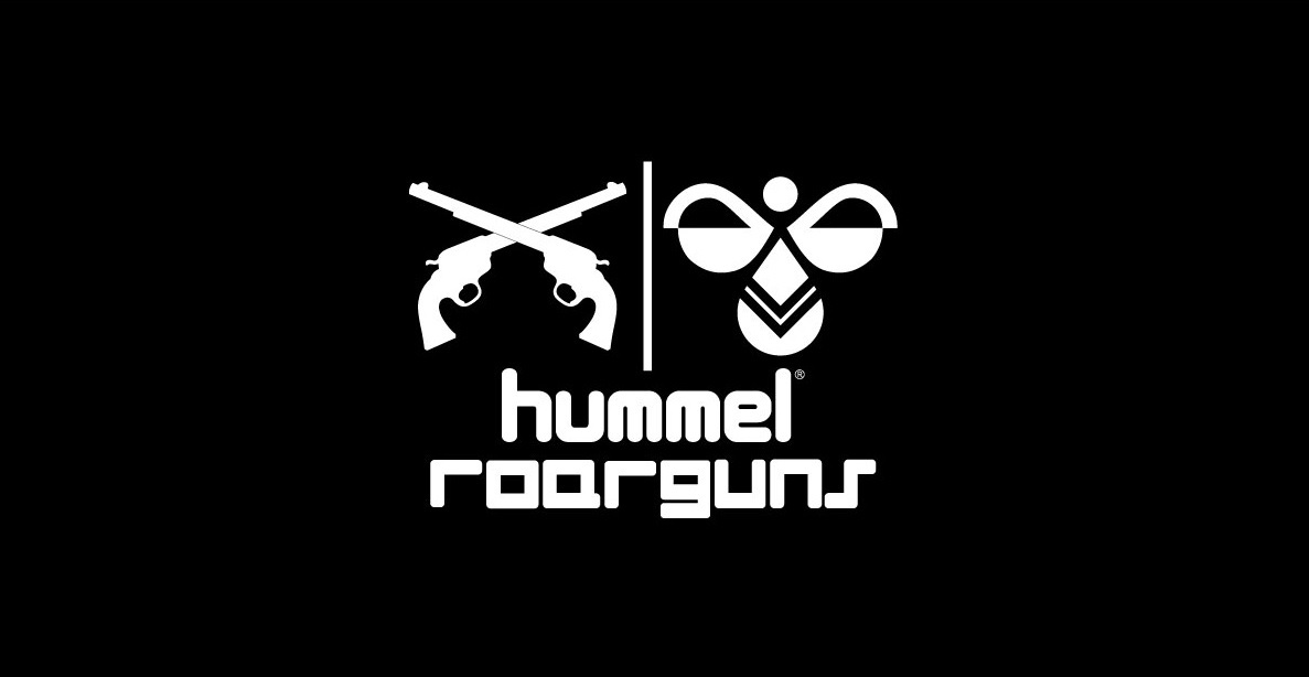 【hummel×roarguns】コラボレーションロゴ