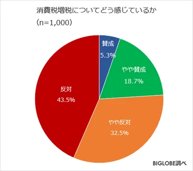 消費税増税についてどう感じているか