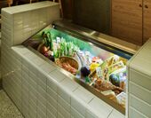 魚を“魅せる”ために特注した、日本でも珍しい特大サイズのショーケース