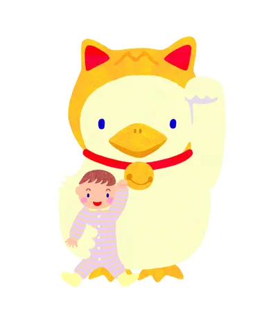 まねきねこダック赤ちゃん
