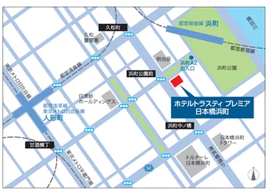 トラスティプレミア日本橋浜町MAP